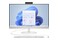 HP 27-cr0003nc Intel Core i5 16GB DDR4 INTEL Iris Xe 1TB SSD Windows 11 Home