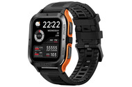 Smartwatch MaxCom FW67 Fit Titan Pro 1.84" grafitowo-pomarańczowy