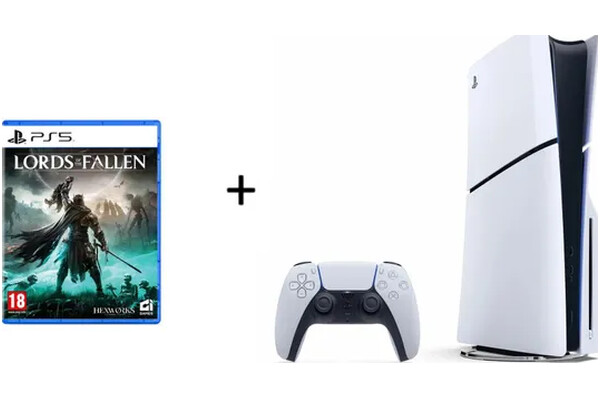 Konsola Sony PlayStation 5 Slim 1TB biały + Gra Lords of the Fallen Edycja Standardowa