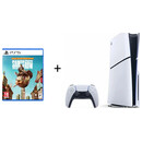 Konsola Sony PlayStation 5 Slim 1TB biały + Saints Row Edycja Premierowa PS5