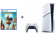 Konsola Sony PlayStation 5 Slim 1TB biały + Saints Row Edycja Premierowa PS5