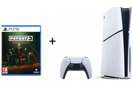 Konsola Sony PlayStation 5 Slim 1TB biały + PAYDAY 3 Edycja Premierowa PS5