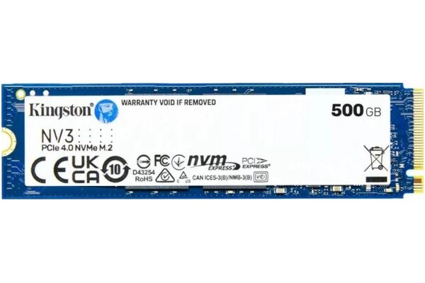Dysk wewnętrzny Kingston NV3 SSD M.2 NVMe 500GB