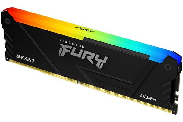 Pamięć RAM Kingston Fury Beast RGB 32GB DDR4 3200MHz Z radiatorem 1.35V 16CL