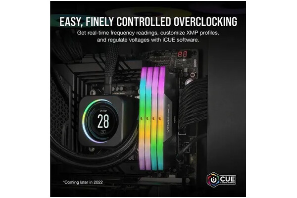 Pamięć RAM CORSAIR Vengeance RGB EXPO 64GB DDR5 6000MHz Z radiatorem 30CL