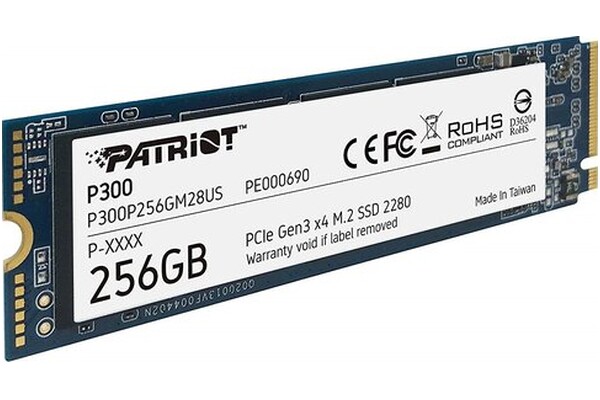 Dysk wewnętrzny Patriot P300 SSD M.2 NVMe 256GB