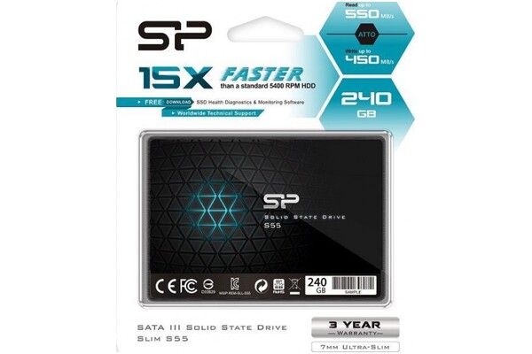 Dysk wewnętrzny Silicon Power S55 SSD SATA (2.5") 240GB