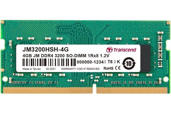 Pamięć RAM Transcend JetRam 4GB DDR4 3200MHz 22CL