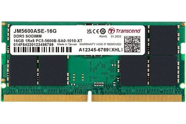 Pamięć RAM Transcend JetRam 16GB DDR5 5600MHz 46CL