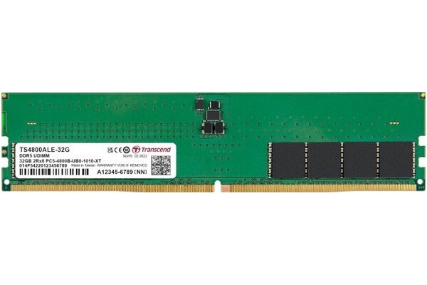 Pamięć RAM Transcend JetRam 32GB DDR5 4800MHz 1.1V 40CL