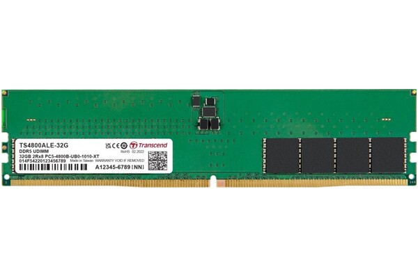 Pamięć RAM Transcend JetRam 32GB DDR5 5600MHz 1.1V 46CL