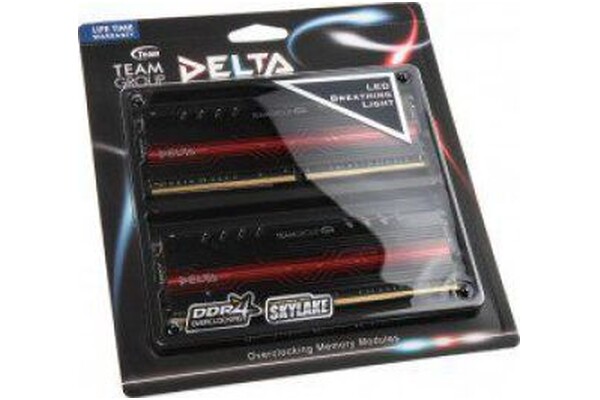 Pamięć RAM TeamGroup Delta 32GB DDR4 3000MHz Z radiatorem 1.35V 16CL