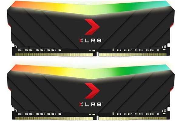 Pamięć RAM PNY XLR8 RGB 16GB DDR4 3200MHz Z radiatorem 1.35V 16CL