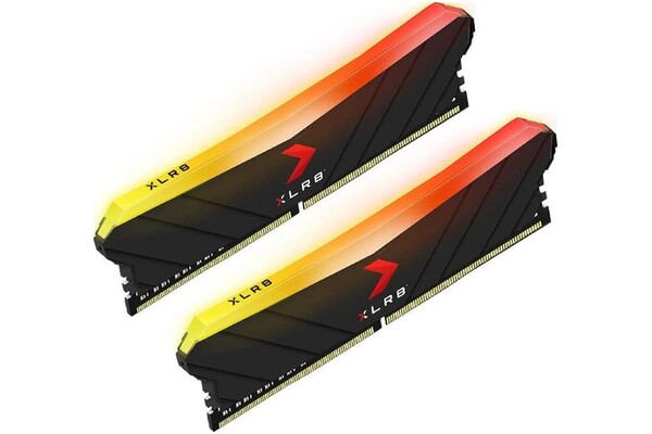 Pamięć RAM PNY XLR8 RGB 16GB DDR4 3200MHz Z radiatorem 1.35V 16CL