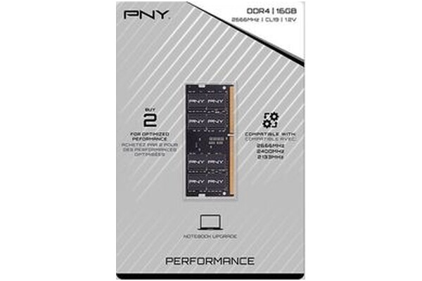 Pamięć RAM PNY Performance 16GB DDR4 2666MHz 1.2V 19CL