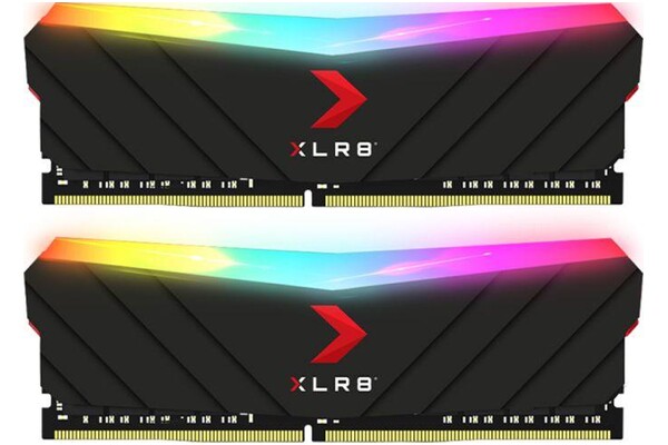 Pamięć RAM PNY XLR8 Epic-X Gaming RGB 32GB DDR4 3200MHz Z radiatorem 1.35V 16CL