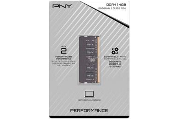 Pamięć RAM PNY Performance 4GB DDR4 2666MHz 1.2V 19CL
