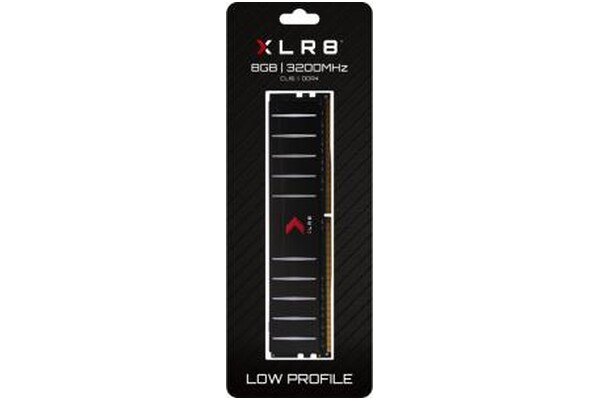 Pamięć RAM PNY XLR8 Low Profile 8GB DDR4 3200MHz Z radiatorem 1.35V 16CL
