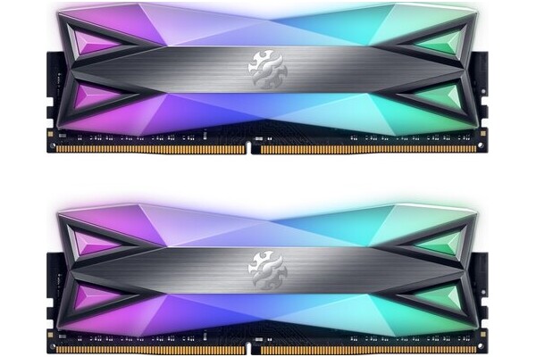 Pamięć RAM XPG ADATA Spectrix D60 RGB 16GB DDR4 3600MHz Z radiatorem 1.2V 18CL