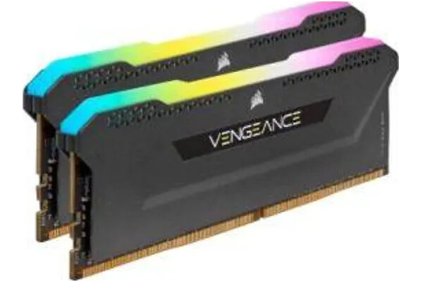 Pamięć RAM CORSAIR Vengeance RGB Pro SL Black 32GB DDR4 3600MHz Z radiatorem 18CL