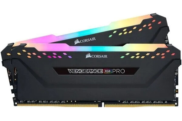 Pamięć RAM CORSAIR Vengeance RGB Pro Black 32GB DDR4 3200MHz Z radiatorem 16CL