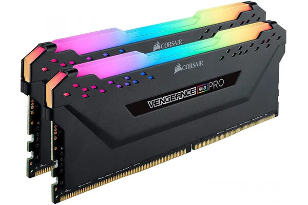 Pamięć RAM CORSAIR Vengeance RGB Black 32GB DDR4 3600MHz Z radiatorem 18CL
