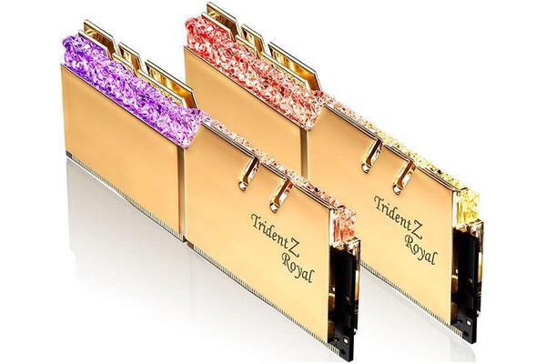 Pamięć RAM G.Skill Trident Z Royal 32GB DDR4 3200MHz Z radiatorem 1.35V 16CL
