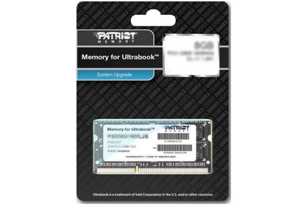 Pamięć RAM Patriot Signaturee 8GB DDR3L 1600MHz 1.35V 11CL