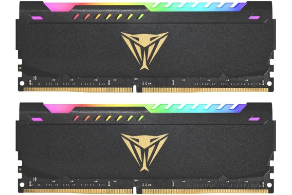 Pamięć RAM Patriot Viper Steel RGB 32GB DDR4 3200MHz Z radiatorem 1.35V 16CL