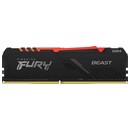 Pamięć RAM Kingston Fury Beast RGB KF436C18BBA16 16GB DDR4 3600MHz Z radiatorem 1.35V 18CL