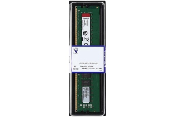 Pamięć RAM Kingston KVR26N19D816 16GB DDR4 2666MHz 1.2V 19CL