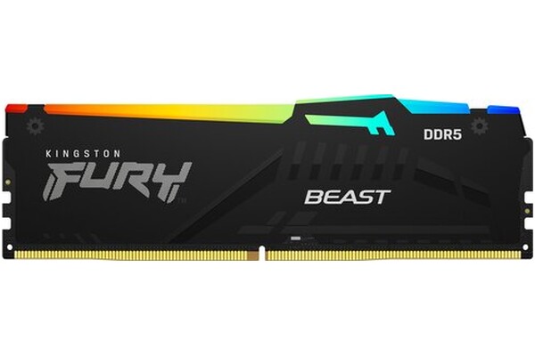 Pamięć RAM Kingston Fury Beast RGB 16GB DDR5 5600MHz Z radiatorem 1.25V 40CL