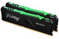 Pamięć RAM Kingston Fury Beast RGB KF430C16BBAK264 64GB DDR4 3000MHz Z radiatorem 1.35V 16CL