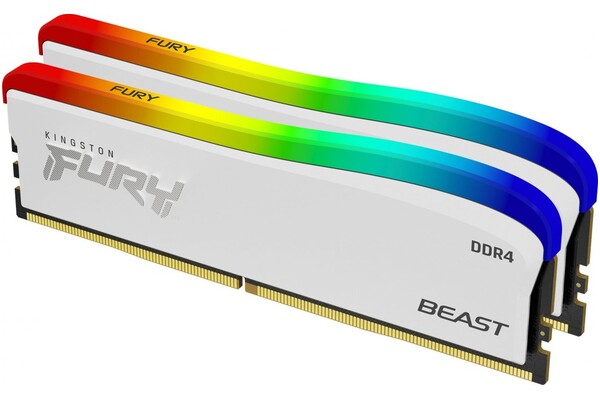 Pamięć RAM Kingston Fury Beast RGB KF432C16BWAK232 32GB DDR4 3200MHz Z radiatorem 1.35V 16CL