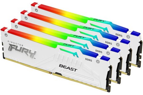 Pamięć RAM Kingston Fury Beast RGB 64GB DDR5 5600MHz Z radiatorem 1.25V 40CL