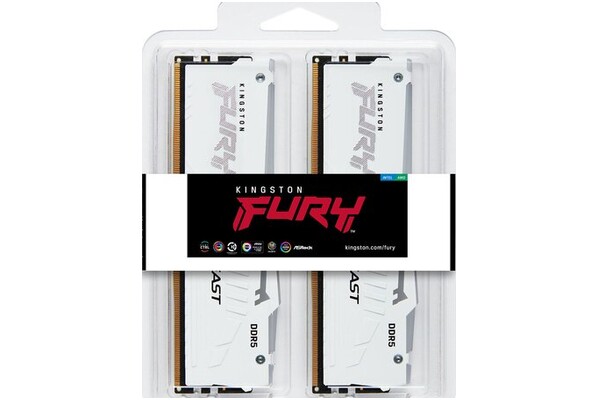 Pamięć RAM Kingston Fury Beast RGB 64GB DDR5 5600MHz Z radiatorem 1.25V 40CL