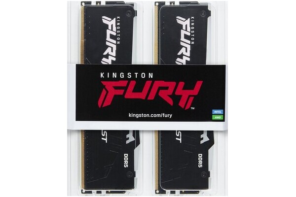 Pamięć RAM Kingston Fury Beast RGB 64GB DDR5 5200MHz Z radiatorem 1.25V 40CL