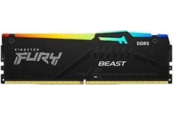 Pamięć RAM Kingston Fury Beast RGB 32GB DDR5 6000MHz Z radiatorem 1.35V 36CL