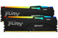 Pamięć RAM Kingston Fury Black Beast RGB 64GB DDR5 6000MHz Z radiatorem 36CL