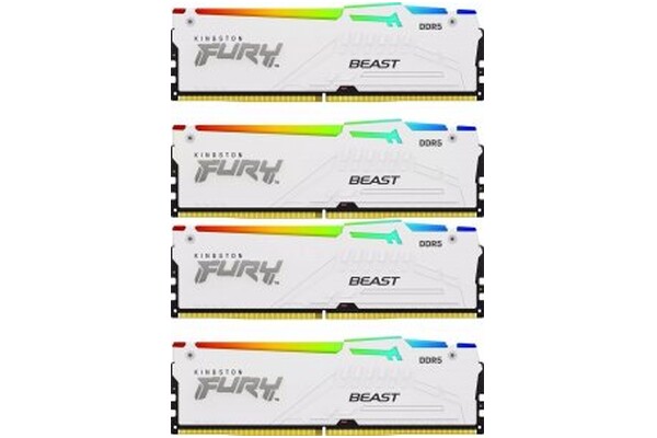 Pamięć RAM Kingston Fury Beast RGB 64GB DDR5 6000MHz Z radiatorem 1.35V 40CL