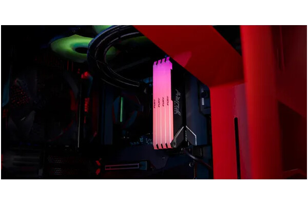 Pamięć RAM Kingston Fury Beast RGB KF436C18BB2AK264 64GB DDR4 3600MHz Z radiatorem 1.35V 18CL
