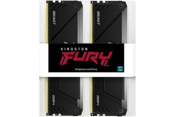 Pamięć RAM Kingston Fury Beast RGB KF432C16BB2AK232 32GB DDR4 3200MHz Z radiatorem 1.35V 16CL