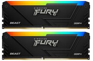 Pamięć RAM Kingston Fury Beast RGB KF432C16BB12AK232 32GB DDR4 3200MHz Z radiatorem 1.35V 16CL