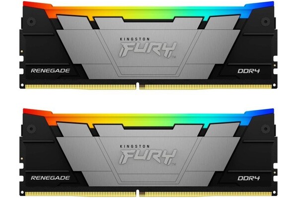 Pamięć RAM Kingston Fury Renegade RGB KF436C18RB2AK264 64GB DDR4 3600MHz Z radiatorem 1.35V 18CL