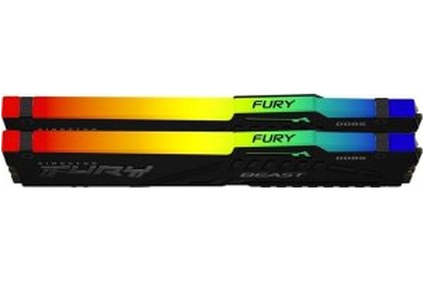 Pamięć RAM Kingston Fury Beast RGB 32GB DDR5 6000MHz Z radiatorem 1.4V 30CL