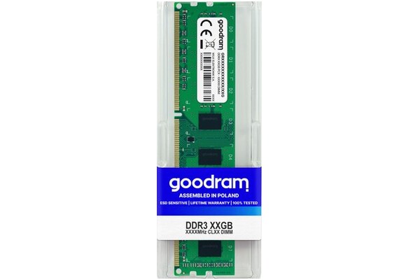 Pamięć RAM GoodRam 4GB DDR3 1600MHz 1.35V 11CL