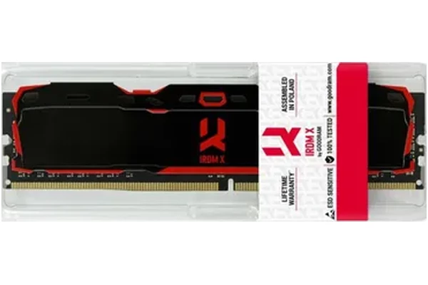 Pamięć RAM GoodRam IRDM X Black 8GB DDR4 3200MHz Z radiatorem 16CL