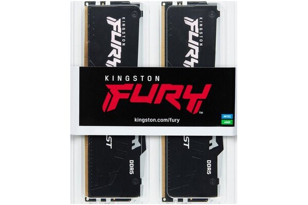 Pamięć RAM Kingston Fury Beast RGB 64GB DDR5 5200MHz Z radiatorem 1.25V 40CL