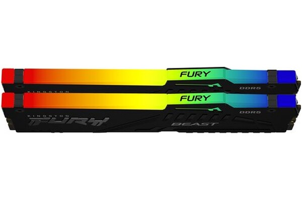 Pamięć RAM Kingston Fury Beast RGB 32GB DDR5 5200MHz Z radiatorem 1.25V 40CL