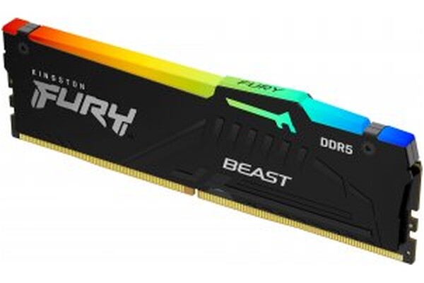 Pamięć RAM Kingston Fury Beast RGB 16GB DDR5 5600MHz Z radiatorem 1.25V 36CL